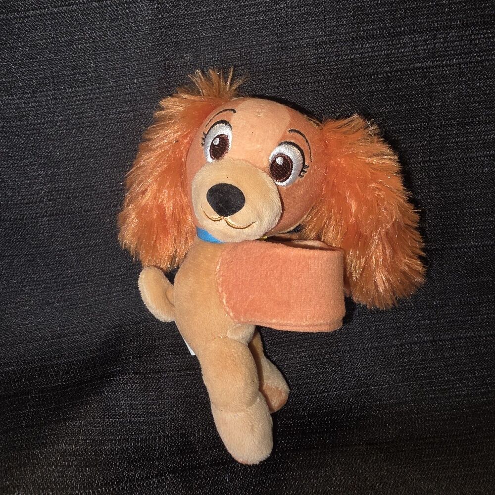 Disney Lady & The Tramp Cutie Cuff Series 5 Bullsitoy Plush Slap Bracelet